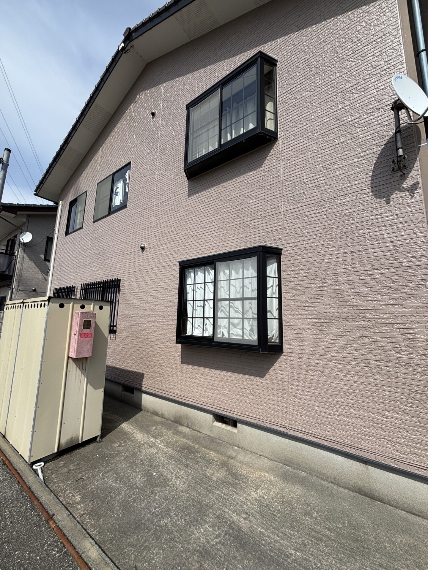 小松市☆某アパート外壁工事