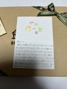 福井県大野市H様邸のお客様から☆（R4.4月）